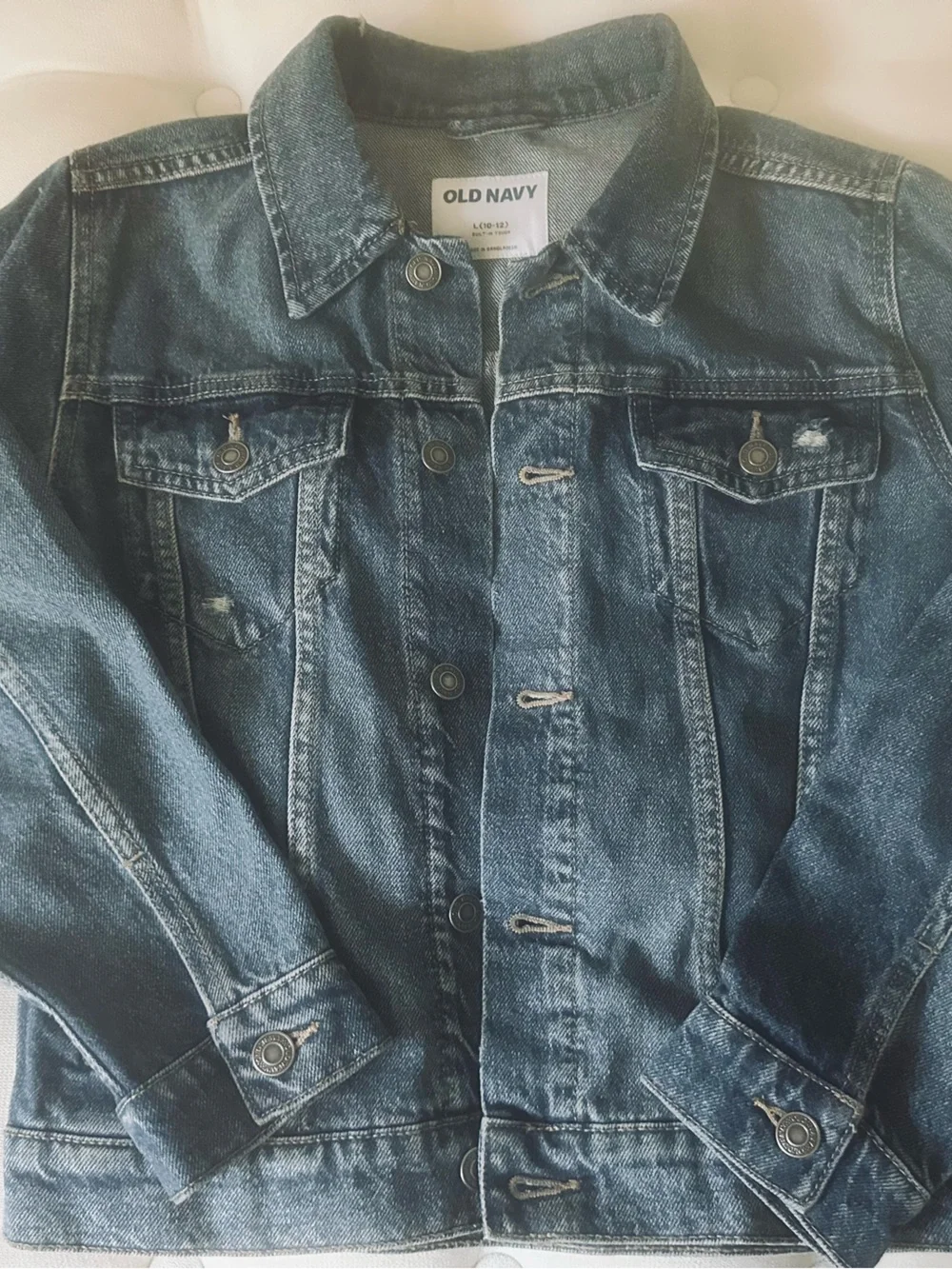Old Navy Kids Denim Jean Jacket in Medium Blue